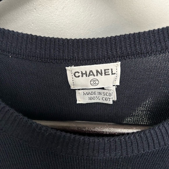 Chanel navy top - vintage - Picture 4 of 7